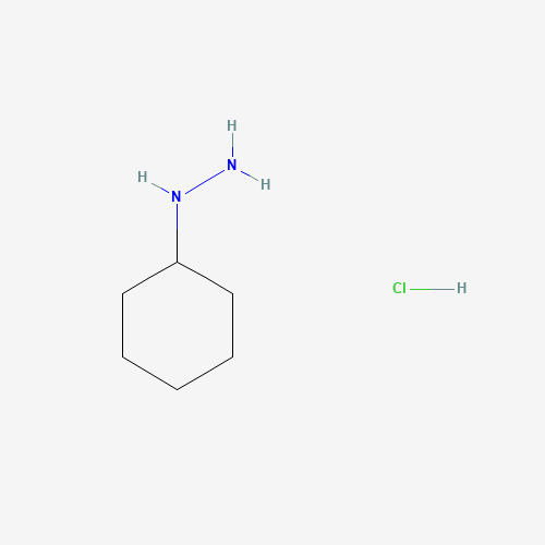 CYCLOHEXYLHYDRAZINE HYDROCHLORIDE (CAS: 24214-73-1) - Chemical Structure and Molecular Formula 