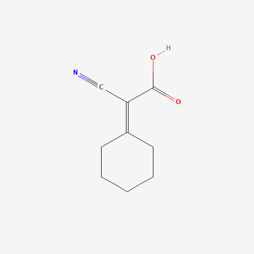 CYCLOHEXYLIDENECYANOACETIC ACID (CAS: 37107-50-9) - Chemical Structure and Molecular Formula 