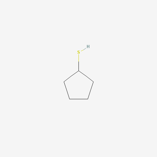 CYCLOPENTANETHIOL (CAS: 1679-07-8) - Chemical Structure and Molecular Formula 