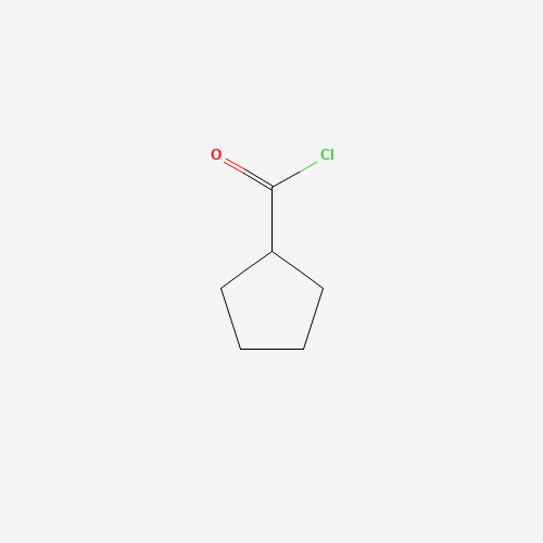 Cyclopentanecarbonyl chloride chemical structure Cyclopentanecarbonyl chloride (CAS: 4524-93-0) - Chemical Structure and Molecular Formula