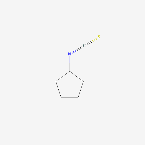 CYCLOPENTYL ISOTHIOCYANATE (CAS: 33522-03-1) - Chemical Structure and Molecular Formula 