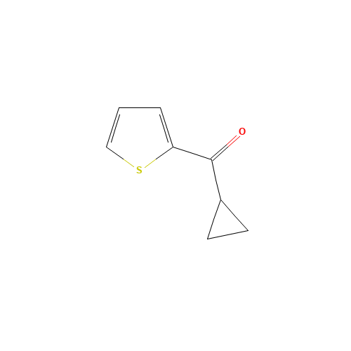 Cyclopropyl 2-thienyl ketone (CAS: 6193-47-1) - Chemical Structure and Molecular Formula 