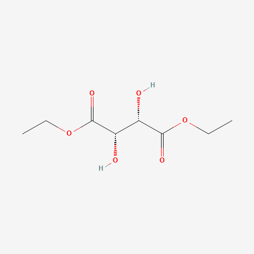 (2S,3S)(-)-Dihydroxybutane-1,4-dioic acid diethyl ester (CAS: 13811-71-7) - Chemical Structure and Molecular Formula 
