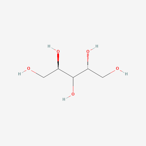 D-ARABINITOL (CAS: 488-82-4) - Chemical Structure and Molecular Formula 