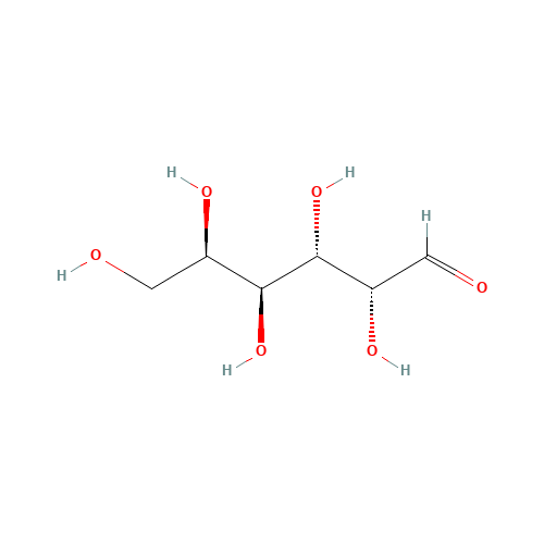 D-Galactose (CAS: 59-23-4) - Chemical Structure and Molecular Formula 