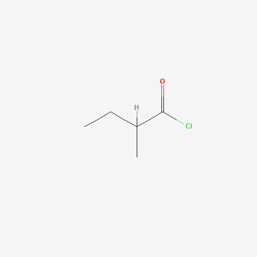 DL-2-METHYLBUTYRYL CHLORIDE (CAS: 5856-79-1) - Chemical Structure and Molecular Formula 