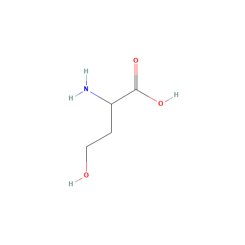 DL-Homoserine (CAS: 1927-25-9) - Chemical Structure and Molecular Formula 