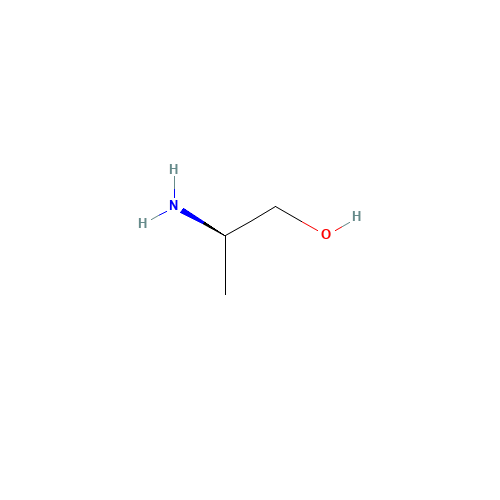 (R)-(-)-2-Amino-1-propanol (CAS: 35320-23-1) - Chemical Structure and Molecular Formula 