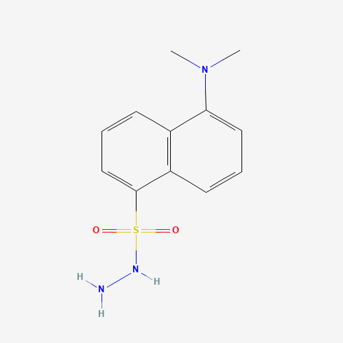 DANSYL HYDRAZINE (CAS: 33008-06-9) - Chemical Structure and Molecular Formula 