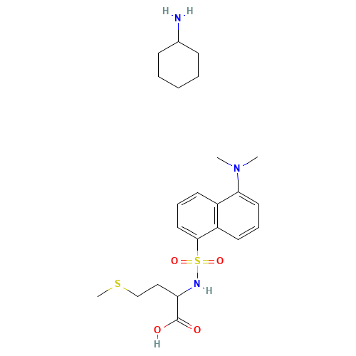 DANSYL-DL-METHIONINE CYCLOHEXYLAMMONIUM SALT (CAS: 42808-13-9) - Related Chemical Product