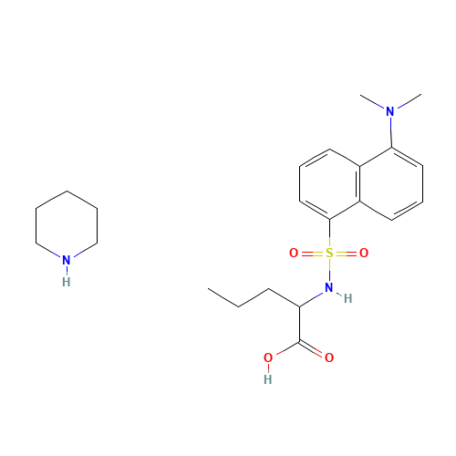DANSYL-DL-NORVALINE PIPERIDINIUM (CAS: 102783-76-6) - Related Chemical Product
