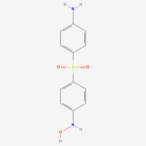 DAPSONE HYDROXYLAMINE (CAS: 32695-27-5) - Chemical Structure and Molecular Formula 