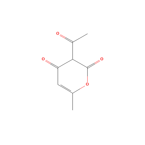 Dehydroacetic acid (CAS: 520-45-6) - Chemical Structure and Molecular Formula 