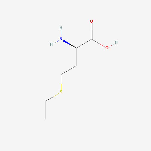 D-ETHIONINE (CAS: 535-32-0) - Chemical Structure and Molecular Formula 