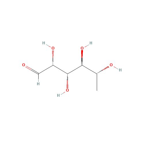 D-(+)-FUCOSE (CAS: 3615-37-0) - Chemical Structure and Molecular Formula 