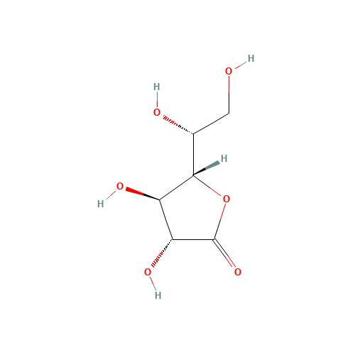 D-GALACTONO-1,4-LACTONE (CAS: 2782-07-2) - Chemical Structure and Molecular Formula 