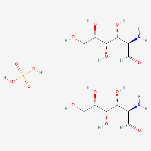 Glucosamine sulfate (CAS: 14999-43-0) - Chemical Structure and Molecular Formula 