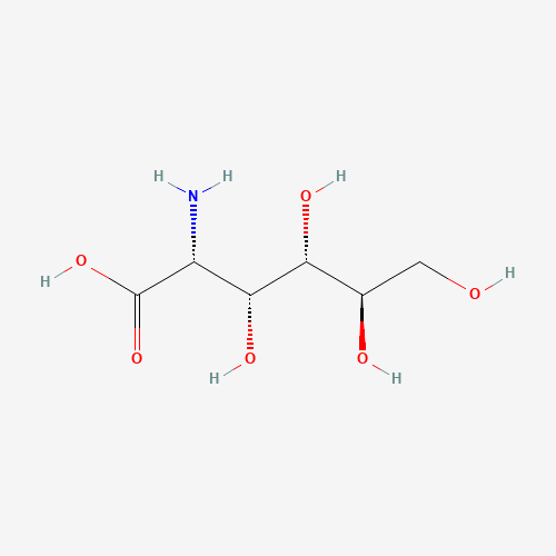 D-Glucosamic acid (CAS: 3646-68-2) - Chemical Structure and Molecular Formula 