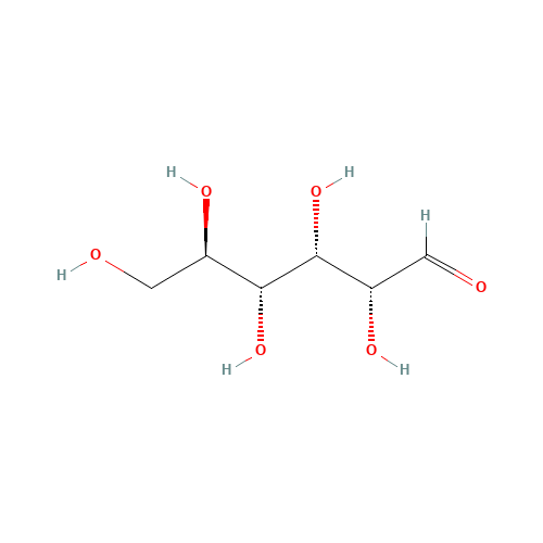 D(+)-Glucose (CAS: 50-99-7) - Chemical Structure and Molecular Formula 