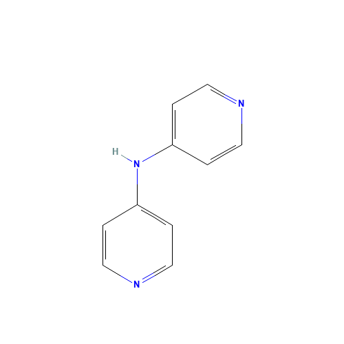 4,4'-DIPYRIDYLAMINE (CAS: 1915-42-0) - Chemical Structure and Molecular Formula 