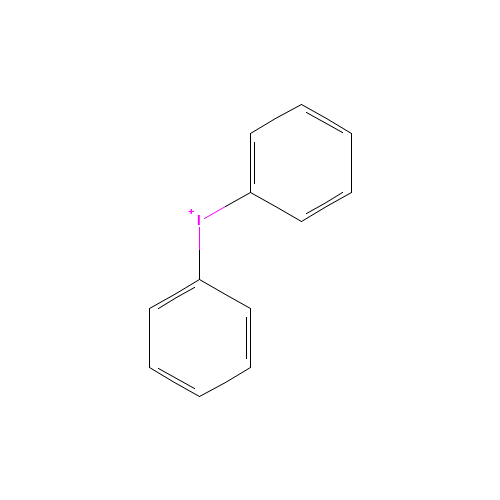 DIPHENYLENEIODONIUM CHLORIDE (CAS: 10182-84-0) - Chemical Structure and Molecular Formula 