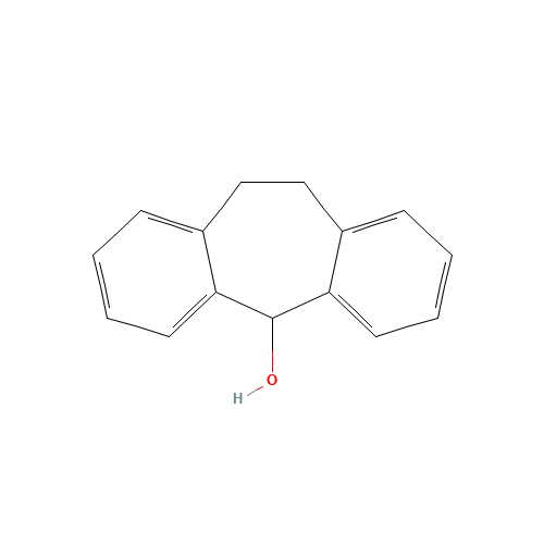 DIBENZOSUBEROL (CAS: 1210-34-0) - Chemical Structure and Molecular Formula 
