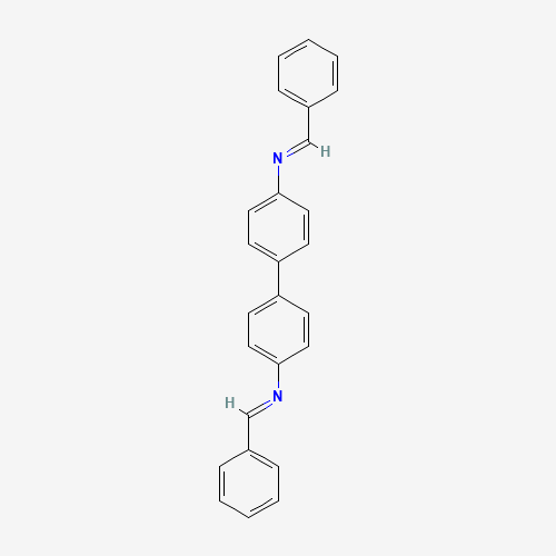 N,N'-BISBENZYLIDENEBENZIDINE (CAS: 6311-48-4) - Chemical Structure and Molecular Formula 