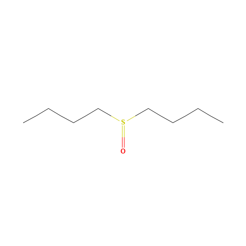 DI-N-BUTYL SULFOXIDE (CAS: 2168-93-6) - Chemical Structure and Molecular Formula 