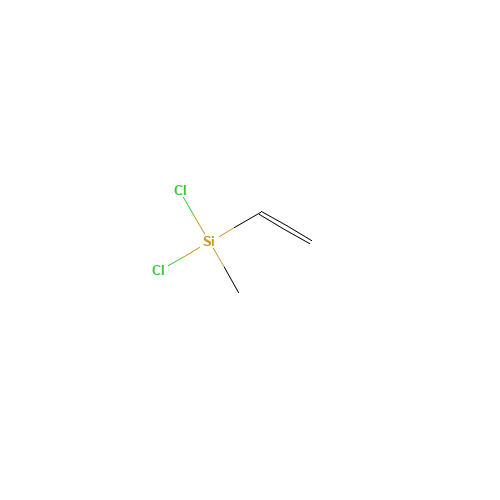 Dichloromethylvinylsilane (CAS: 124-70-9) - Chemical Structure and Molecular Formula 
