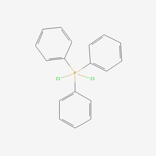 DICHLOROTRIPHENYLPHOSPHORANE (CAS: 2526-64-9) - Chemical Structure and Molecular Formula 