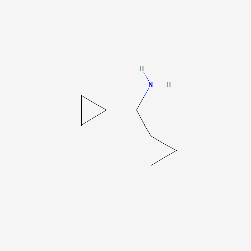 Dicyclopropane methylamine (CAS: 13375-29-6) - Chemical Structure and Molecular Formula 