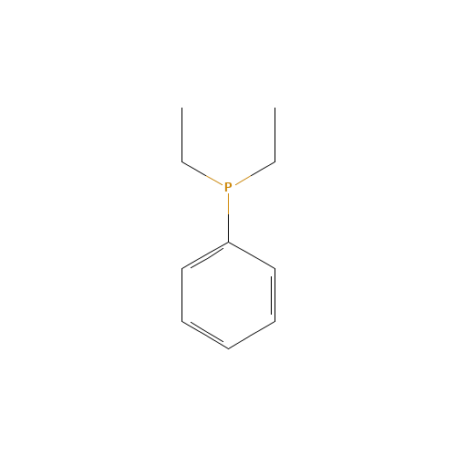 DIETHYLPHENYLPHOSPHINE (CAS: 1605-53-4) - Chemical Structure and Molecular Formula 