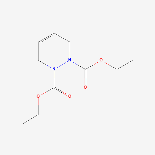 DIETHYL 1,2,3,6-TETRAHYDROPYRIDAZINE-1,2-DICARBOXYLATE (CAS: 35691-30-6) - Chemical Structure and Molecular Formula 