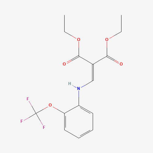 DIETHYL 2-(TRIFLUOROMETHOXY)PHENYLAMINO-N-METHYLENEMALONATE (CAS: 49713-41-9) - Related Chemical Product