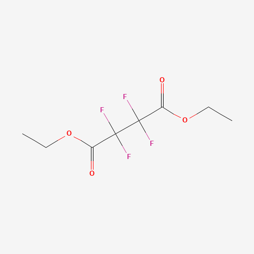 DIETHYL TETRAFLUOROSUCCINATE (CAS: 377-71-9) - Chemical Structure and Molecular Formula 