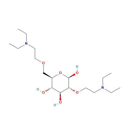 DIETHYLAMINOETHYL CELLULOSE (CAS: 9013-34-7) - Chemical Structure and Molecular Formula 