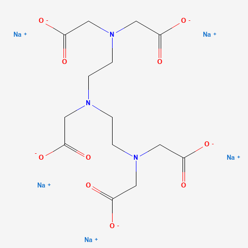 Pentasodium DTPA (CAS: 140-01-2) - Chemical Structure and Molecular Formula 