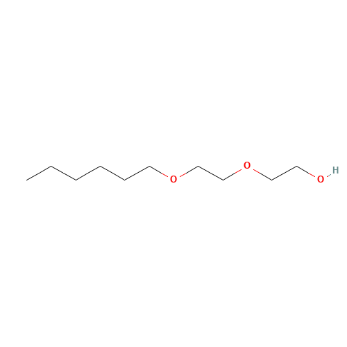 2-(2-HEXYLOXYETHOXY)ETHANOL (CAS: 112-59-4) - Chemical Structure and Molecular Formula 