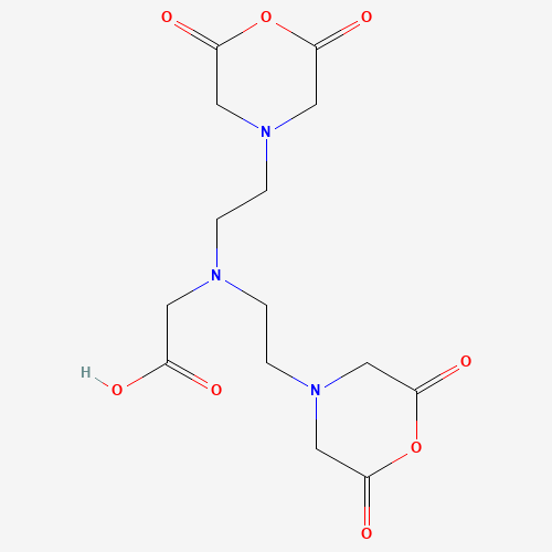 DIETHYLENETRIAMINEPENTAACETIC DIANHYDRIDE (CAS: 23911-26-4) - Chemical Structure and Molecular Formula 