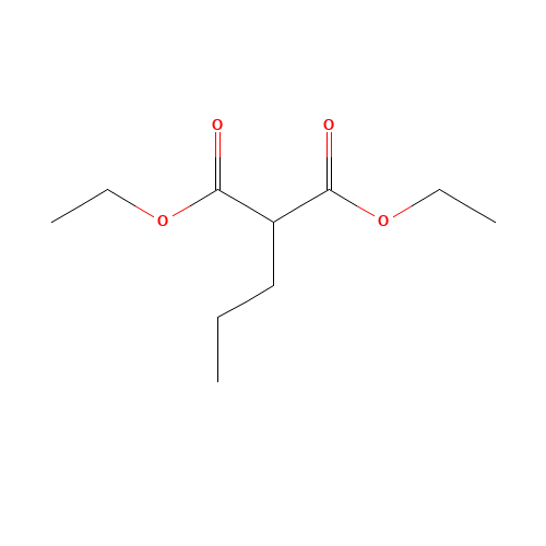 Diethyl propylmalonate (CAS: 2163-48-6) - Chemical Structure and Molecular Formula 