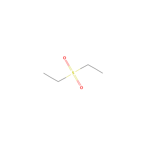DIETHYL SULFONE (CAS: 597-35-3) - Chemical Structure and Molecular Formula 