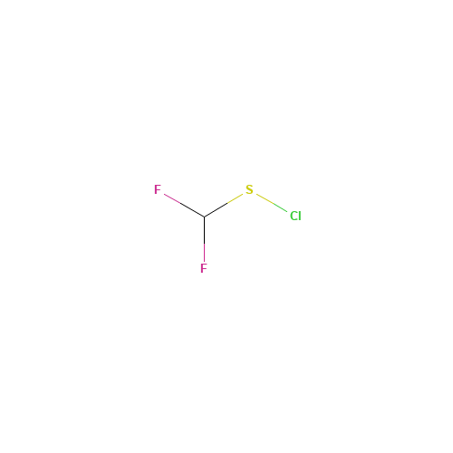 Difluoromethylsulfenylchloride (CAS: 58932-27-7) - Chemical Structure and Molecular Formula 