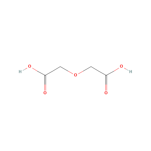 Diglycolic acid (CAS: 110-99-6) - Chemical Structure and Molecular Formula 
