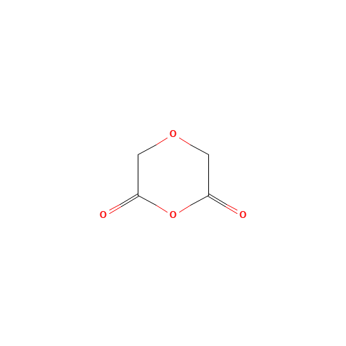 Diglycolic anhydride (CAS: 4480-83-5) - Chemical Structure and Molecular Formula 