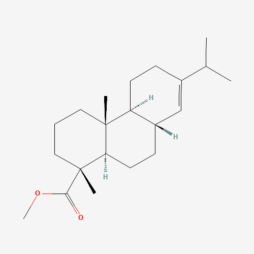 DIHYDROABIETIC ACID METHYL ESTER (CAS: 30968-45-7) - Chemical Structure and Molecular Formula 