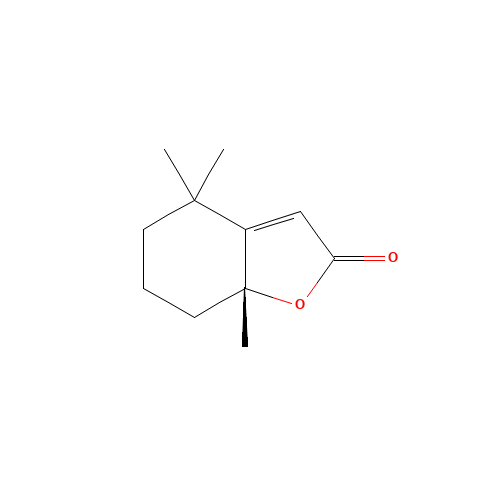 (2,6,6-Trimethyl-2-hydroxycyclohexylidene)acetic acid lactone (CAS: 17092-92-1) - Related Chemical Product