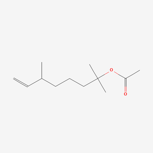 DIHYDROMYRCENYL ACETATE (CAS: 53767-93-4) - Chemical Structure and Molecular Formula 