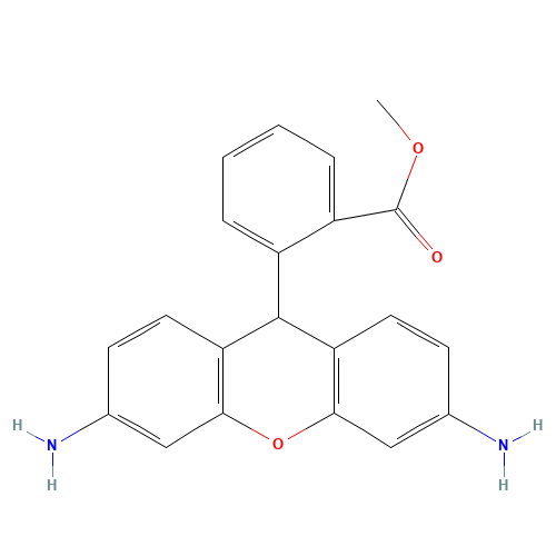 DIHYDRORHODAMINE 123 (CAS: 109244-58-8) - Chemical Structure and Molecular Formula 