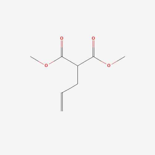 DIMETHYLALLYLMALONATE (CAS: 40637-56-7) - Chemical Structure and Molecular Formula 