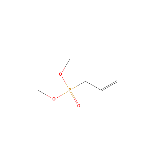 DIMETHYL ALLYLPHOSPHONATE (CAS: 757-54-0) - Chemical Structure and Molecular Formula 